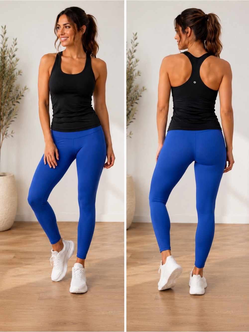 Lululemon Athletica Cool Racerback Tank Top in Black